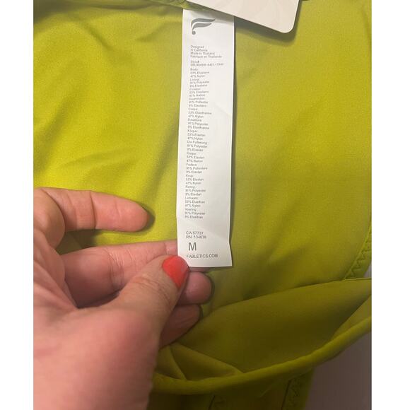 NWT Fabletics Sunset Scoop Swim Bottom Admiral Blue sz. M - Picture 4 of 5